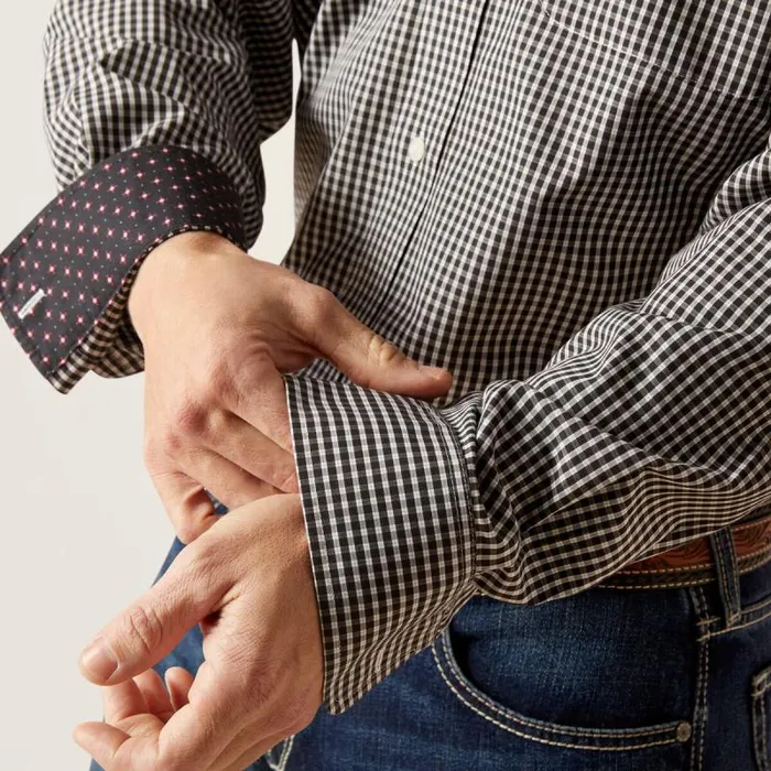 Men Button Down Shirts Ariat Wrinkle Free Ved Classic Fit Shirt White Men Button Down Shirts Ariat Wrinkle Free Ved Classic Fit Shirt White