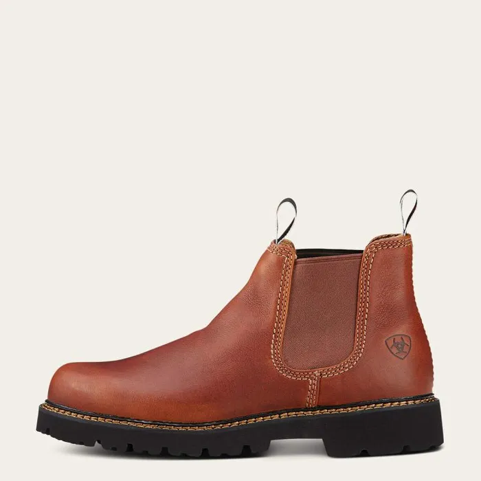 Men Chelsea Boots Ariat Spot Hog Boot Peanut