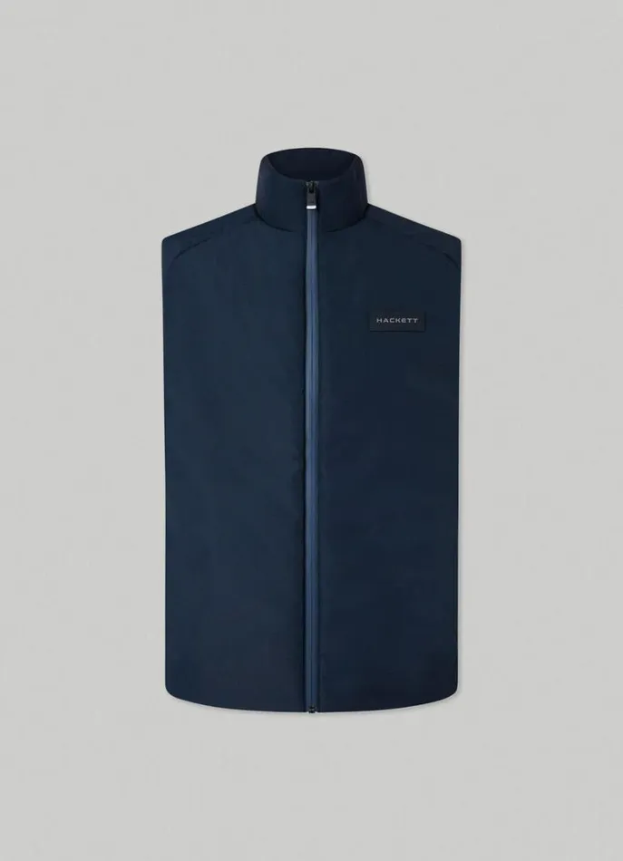 Men Coats and Jackets Hackett London Hackett Sport Padded Gilet Navy