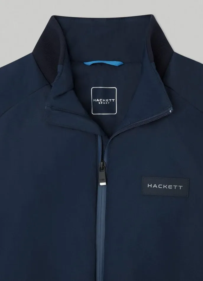 Men Coats and Jackets Hackett London Hackett Sport Padded Gilet Navy