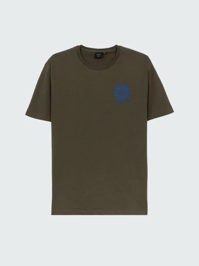 Men Commitment TShirt Olive Finisterre TShirts
