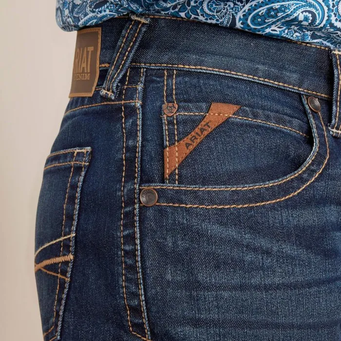 Men Denim Ariat M5 Straight Dennis Straight Jean Comet Men Denim Ariat M5 Straight Dennis Straight Jean Comet