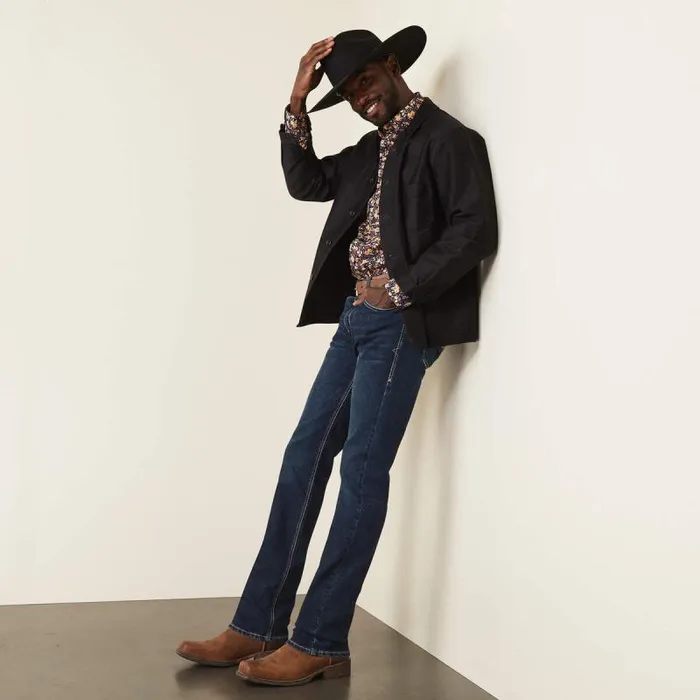 Men Denim Ariat M8 Modern Bryson Straight Leg Jean Drake