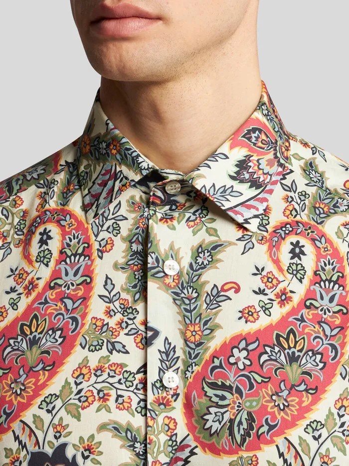 Men Etro Shirts Floral Paisley Shirt Multicolour Men Etro Shirts Floral Paisley Shirt Multicolour