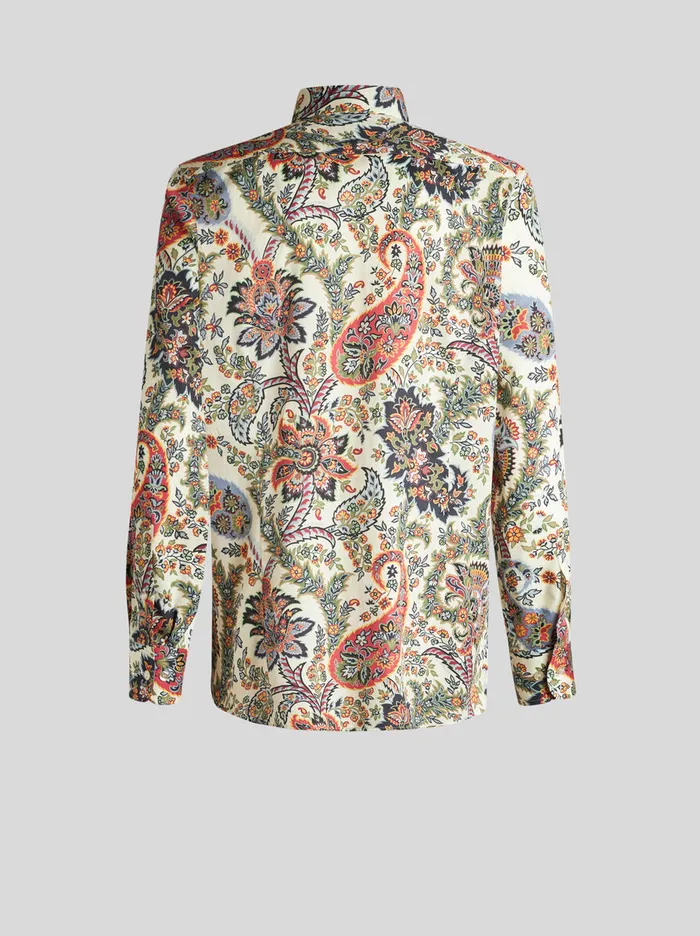 Men Etro Shirts Floral Paisley Shirt Multicolour Men Etro Shirts Floral Paisley Shirt Multicolour