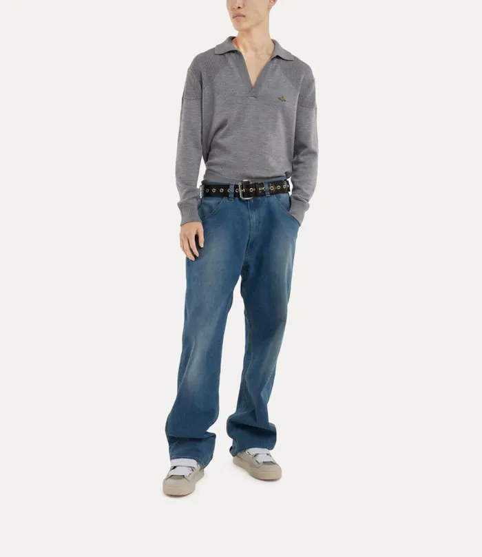 Men Football Polo Grey Vivienne Westwood TShirts And Polos