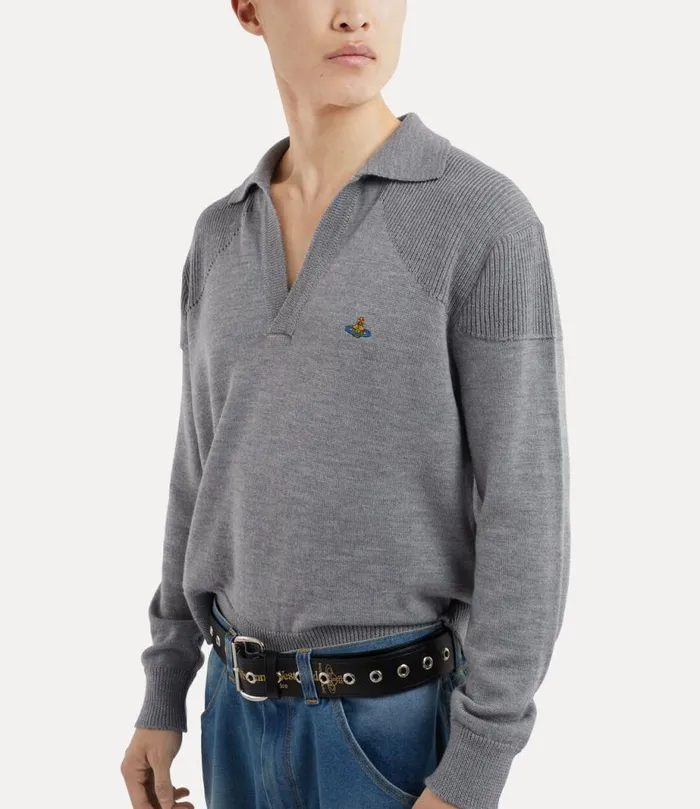 Men Football Polo Grey Vivienne Westwood TShirts And Polos