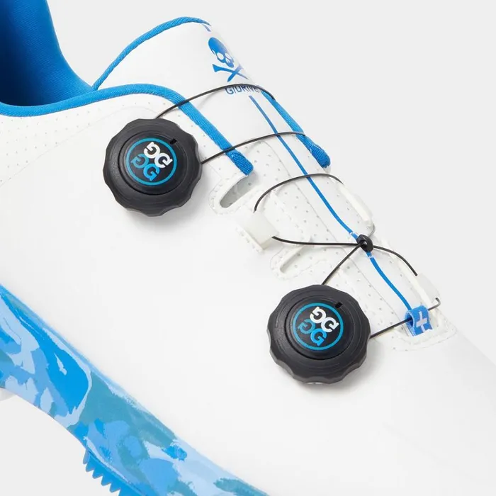 Men GFORE Blue Camo Sole Perforated GDrive Golf Shoes