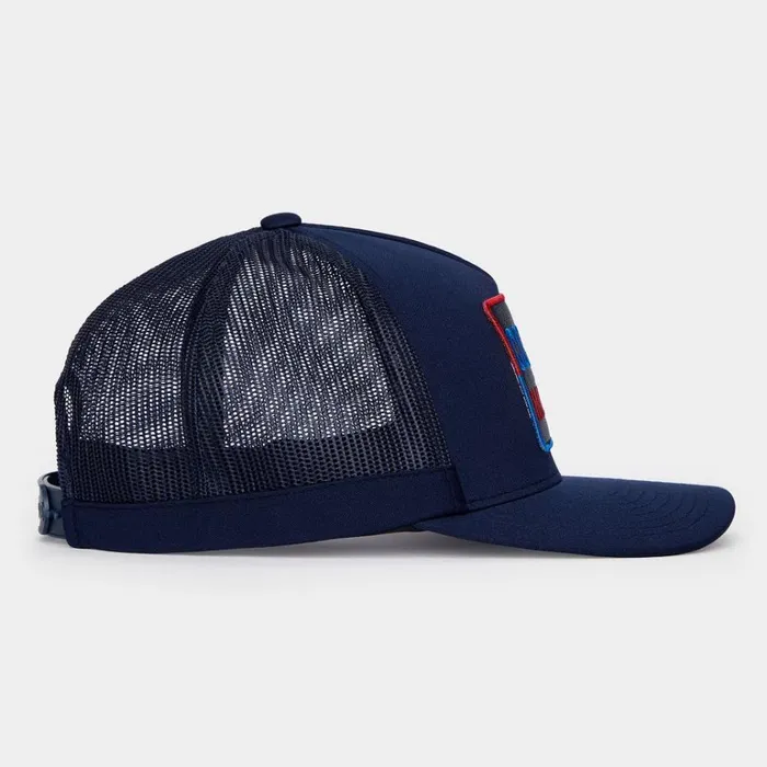 Men GFORE Navy Cocktail Handicap Interlock Knit Trucker Golf Hats
