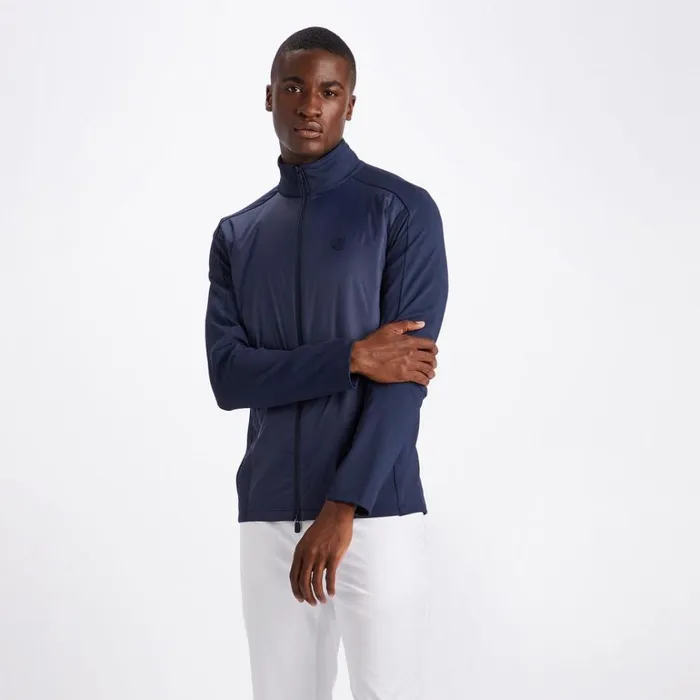 Men GFORE Navy Performer Nylon Slim Fit Golf Jacket