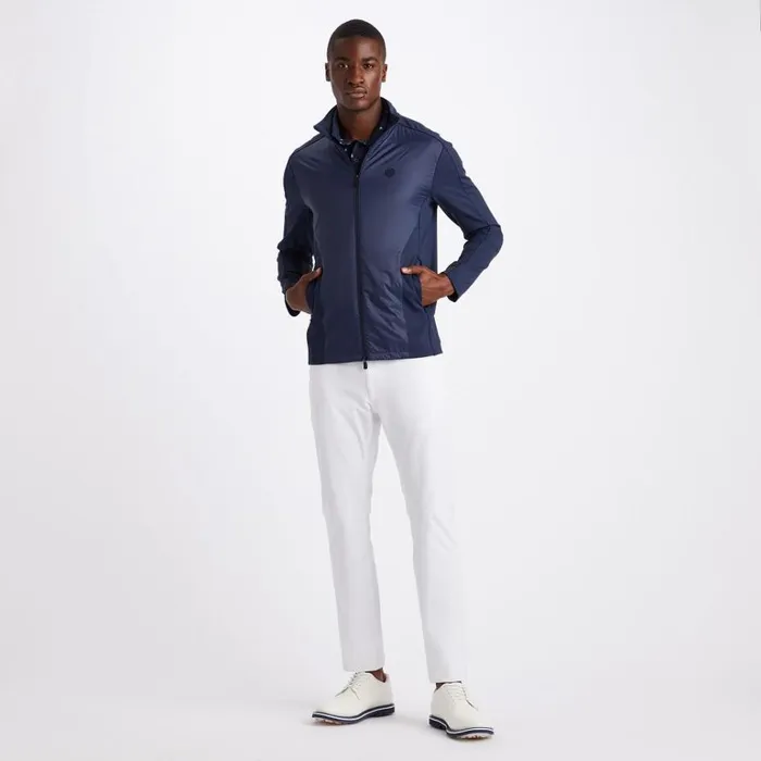 Men GFORE Navy Performer Nylon Slim Fit Golf Jacket