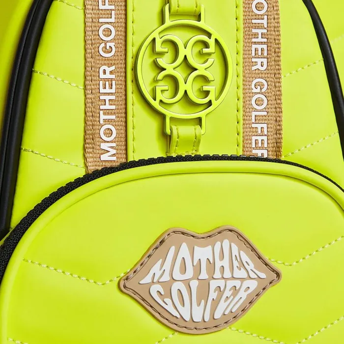 Men GFORE Yellow Limited Edition Mother Golfer Daytona Plus Carry Golf Bags