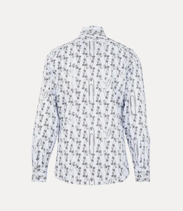 Men Ghost Shirt Safetypinstripe Vivienne Westwood Shirts Men Ghost Shirt Safetypinstripe Vivienne Westwood Shirts