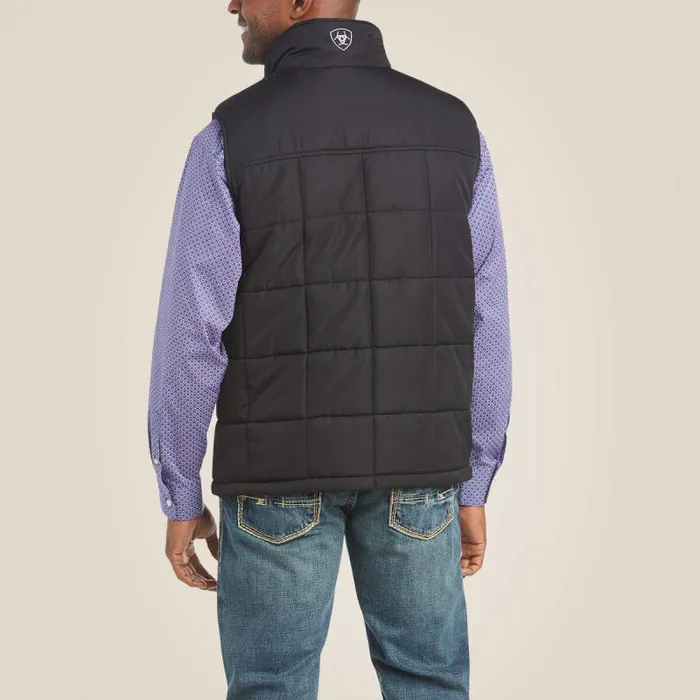 Men Jackets and Vests Ariat Crius Insulated Vest Black
