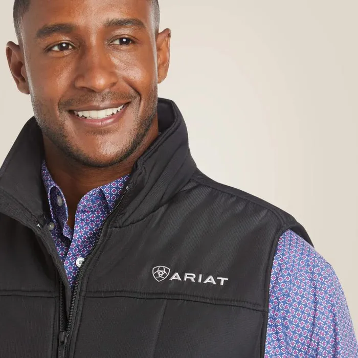 Men Jackets and Vests Ariat Crius Insulated Vest Black