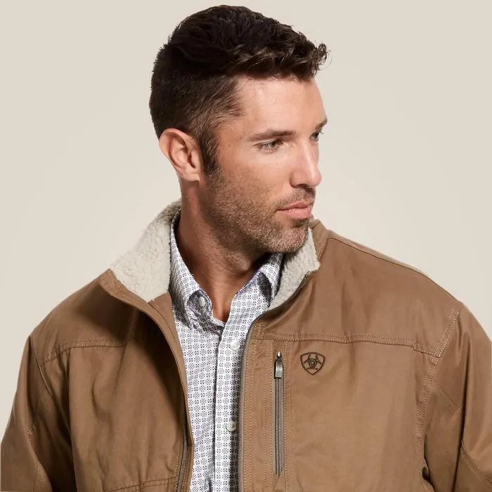 Men Jackets and Vests Ariat Grizzly Canvas Jacket Cub Men Jackets and Vests Ariat Grizzly Canvas Jacket Cub