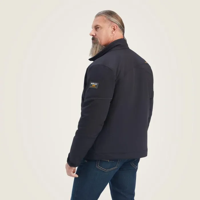 Men Jackets and Vests Ariat Rebar DriTEK DuraStretch Insulated Jacket Black Men Jackets and Vests Ariat Rebar DriTEK DuraStretch Insulated Jacket Black