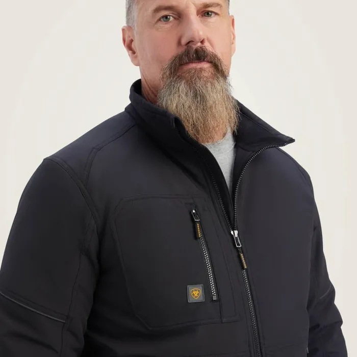 Men Jackets and Vests Ariat Rebar DriTEK DuraStretch Insulated Jacket Black Men Jackets and Vests Ariat Rebar DriTEK DuraStretch Insulated Jacket Black