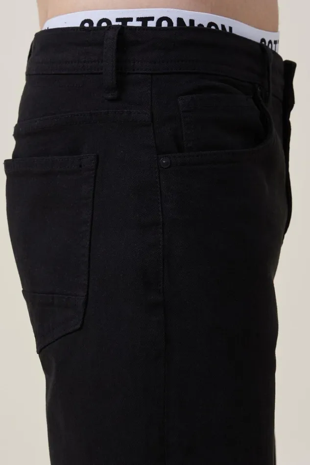 Men Jeans Cotton On Relaxed Tapered Jean New Black Men Jeans Cotton On Relaxed Tapered Jean New Black
