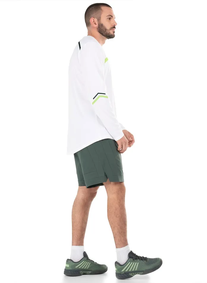 Men KSwiss TShirts and Tops DYNAMIC STRIPE LS White Men KSwiss TShirts and Tops DYNAMIC STRIPE LS White