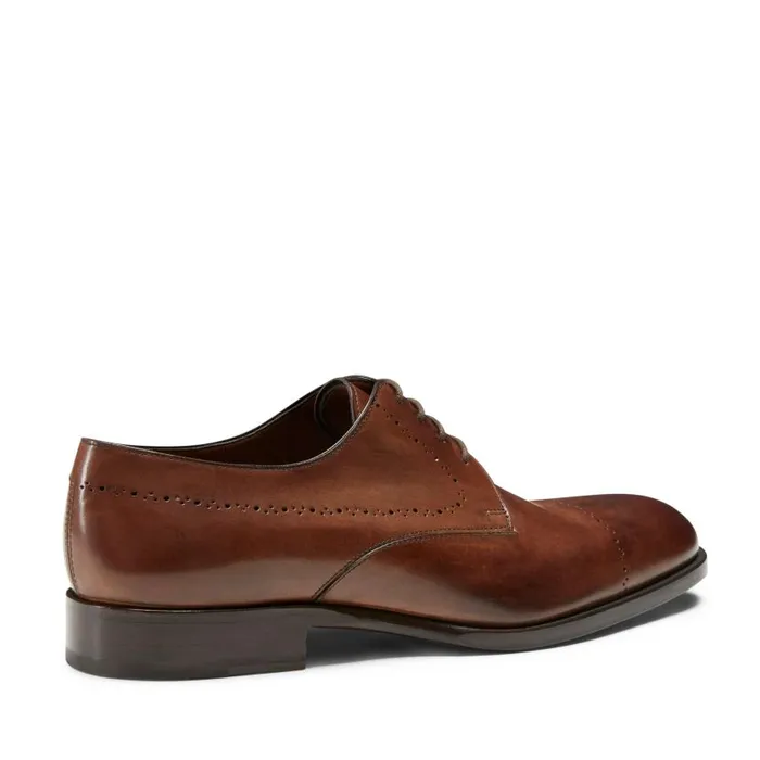 Men Leather LaceUp Shoe Chestnut Fratelli Rossetti LaceUp Shoes Men Leather LaceUp Shoe Chestnut Fratelli Rossetti LaceUp Shoes