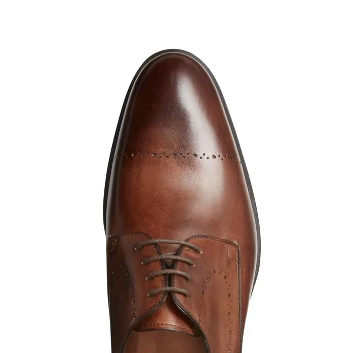 Men Leather LaceUp Shoe Chestnut Fratelli Rossetti LaceUp Shoes Men Leather LaceUp Shoe Chestnut Fratelli Rossetti LaceUp Shoes