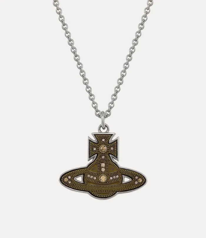 Men Man Laszlo Pendant Necklace Oxibrassplatinumlightcoloradotopazcrystal Vivienne Westwood Necklaces Men Man Laszlo Pendant Necklace Oxibrassplatinumlightcoloradotopazcrystal Vivienne Westwood Necklaces