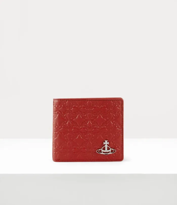 Men Man Wallet With Coin Pocket Red Vivienne Westwood Wallets