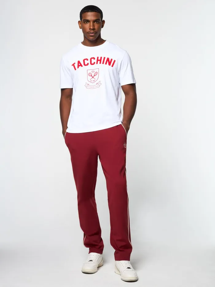 Men Matching Separates Sergio Tacchini Varsita TShirt Brilliant White