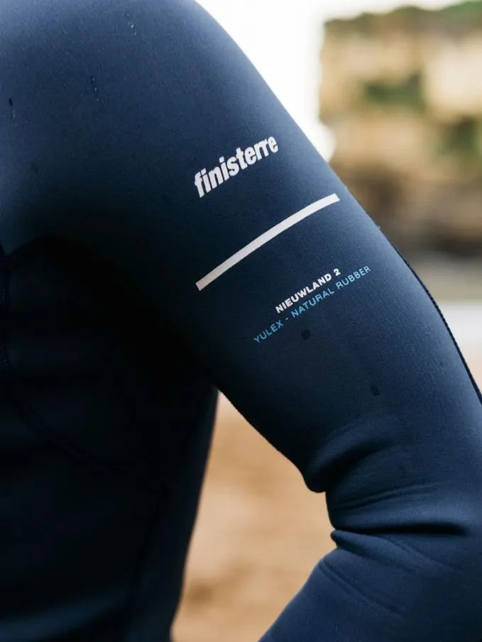 Men Nieuwland 2e Yulex Long Sleeve Top Dark Ozone Finisterre Wetsuits