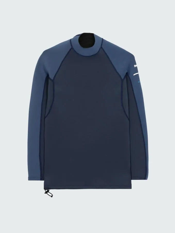 Men Nieuwland 2e Yulex Long Sleeve Top Dark Ozone Finisterre Wetsuits