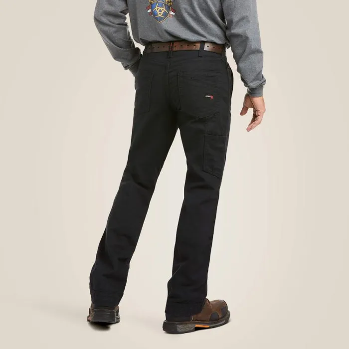 Men Pants and Shorts Ariat FR M4 Relaxed Workhorse Boot Cut Pant Black