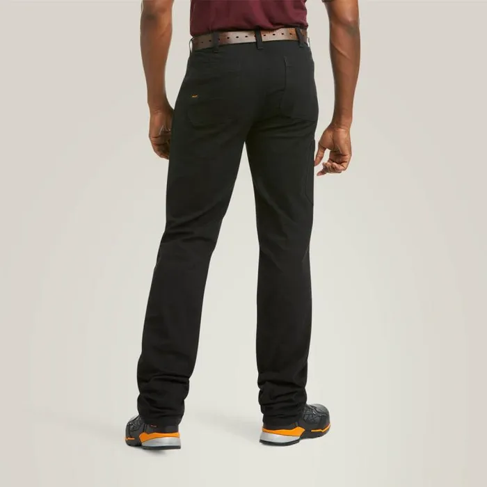 Men Pants and Shorts Ariat Rebar M4 Low Rise DuraStretch Made Tough Double Front Stackable Straight Leg Pant Black Men Pants and Shorts Ariat Rebar M4 Low Rise DuraStretch Made Tough Double Front Stackable Straight Leg Pant Black