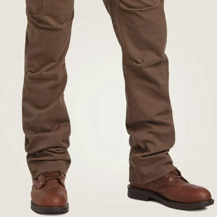 Men Pants and Shorts Ariat Rebar M5 Straight DuraStretch Washed Twill Dungaree Straight Leg Pant Wren