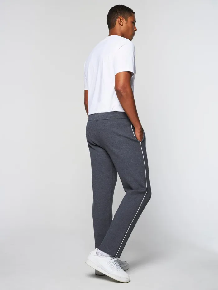Men Pants And Sweatpants Sergio Tacchini Nostra Track Pant Dark Grey Melange