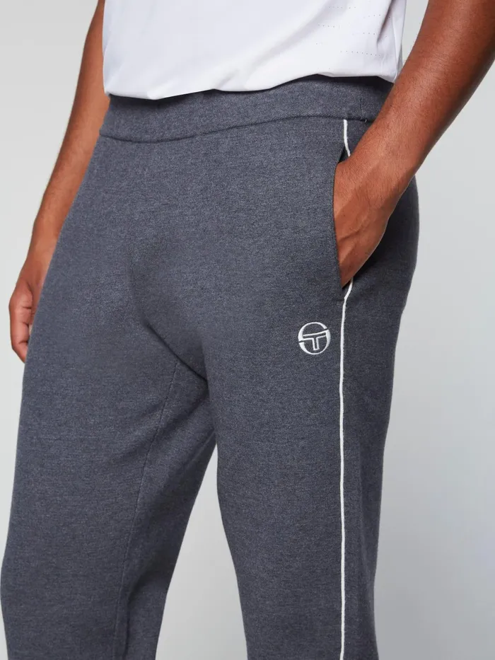 Men Pants And Sweatpants Sergio Tacchini Nostra Track Pant Dark Grey Melange