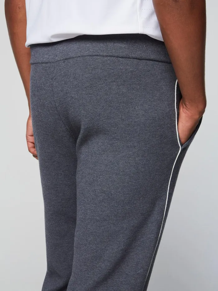 Men Pants And Sweatpants Sergio Tacchini Nostra Track Pant Dark Grey Melange