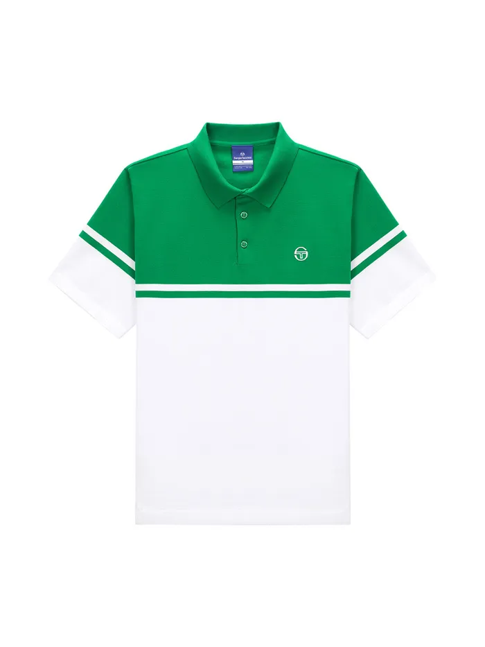 Men Polos Sergio Tacchini Damarindo Knit Polo Green