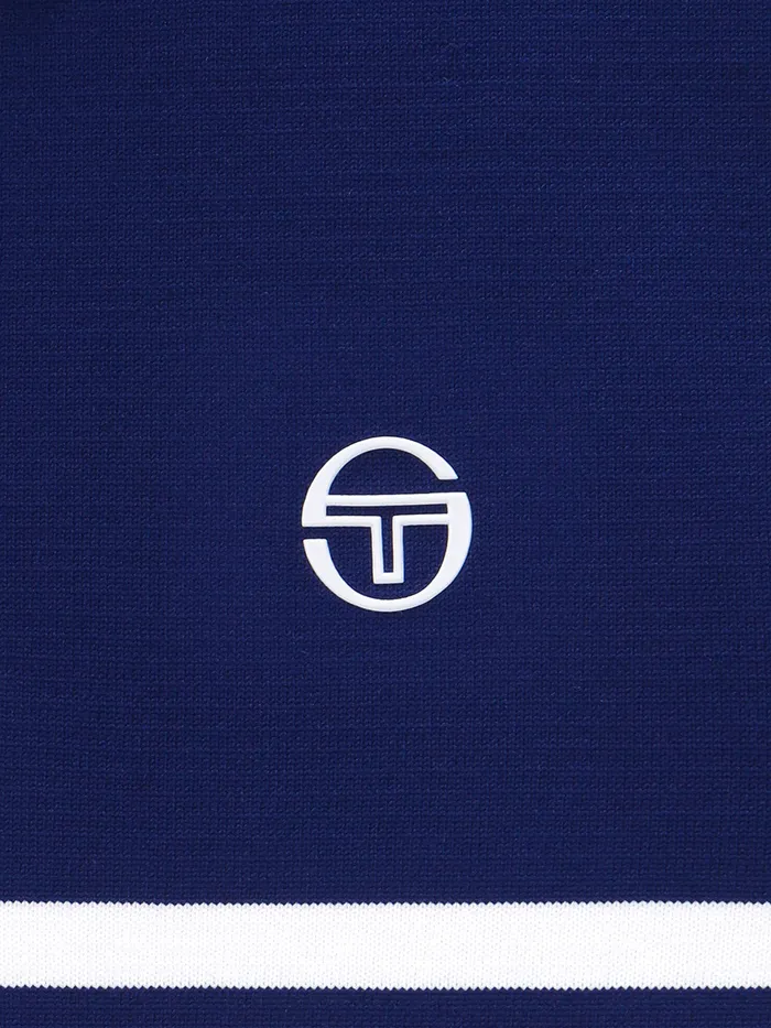 Men Polos Sergio Tacchini Damarindo Knit Polo Navy