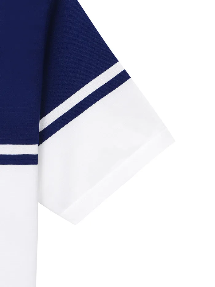Men Polos Sergio Tacchini Damarindo Knit Polo Navy