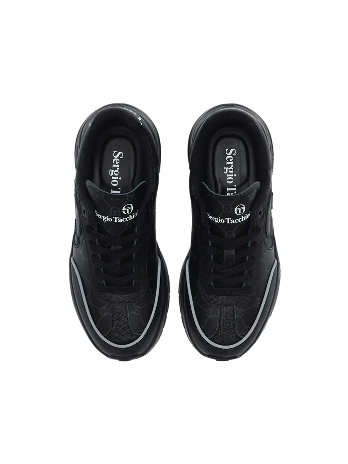 Men Shoes Sergio Tacchini La Faccia Sneaker Black