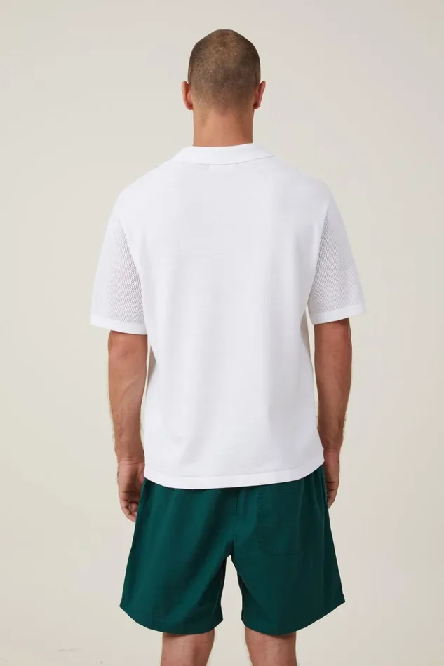 Men Shorts Cotton On Easy Short Ivy Green Texture