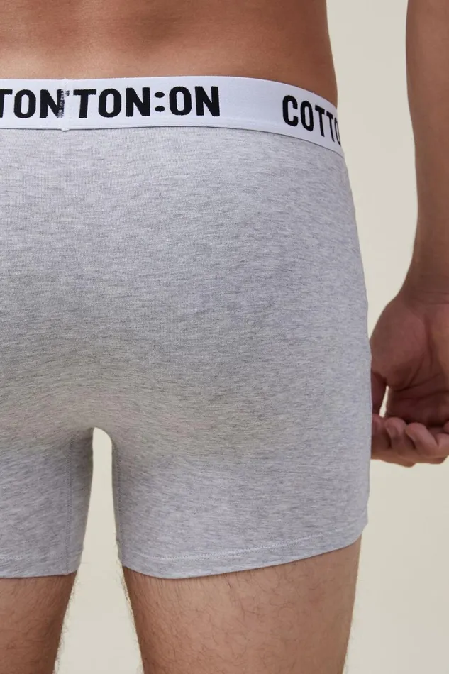 Men Socks and Underwear Cotton On Mens Organic Cotton Trunks Light Grey Marlewhiteblack Men Socks and Underwear Cotton On Mens Organic Cotton Trunks Light Grey Marlewhiteblack