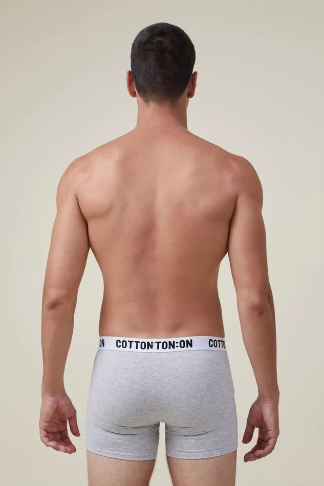 Men Socks and Underwear Cotton On Mens Organic Cotton Trunks Light Grey Marlewhiteblack Men Socks and Underwear Cotton On Mens Organic Cotton Trunks Light Grey Marlewhiteblack