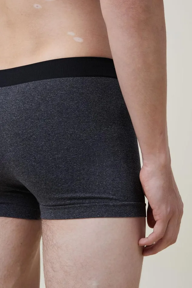 Men Socks and Underwear Cotton On Mens Seamless Trunks Charcoal Marleblack Men Socks and Underwear Cotton On Mens Seamless Trunks Charcoal Marleblack