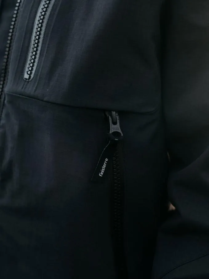Men Stormbird Waterproof Jacket Black Finisterre Jackets Coats and Gilets