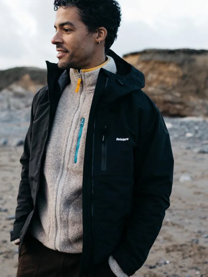 Men Stormbird Waterproof Jacket Black Finisterre Jackets Coats and Gilets