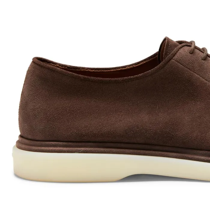 Men Suede Laceup Shoe Brown Fratelli Rossetti LaceUp Shoes Men Suede Laceup Shoe Brown Fratelli Rossetti LaceUp Shoes