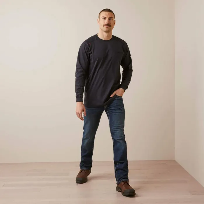 Men TShirts and Polos Ariat FR Air Shock Fire TShirt Black Men TShirts and Polos Ariat FR Air Shock Fire TShirt Black