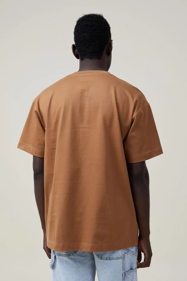 Men Tees and Tanks Cotton On Box Fit Plain TShirt Ginger Men Tees and Tanks Cotton On Box Fit Plain TShirt Ginger